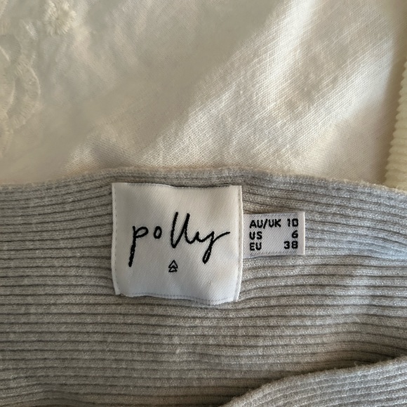 Light Grey Ribbed Long Sleeve - Picture 3 of 4